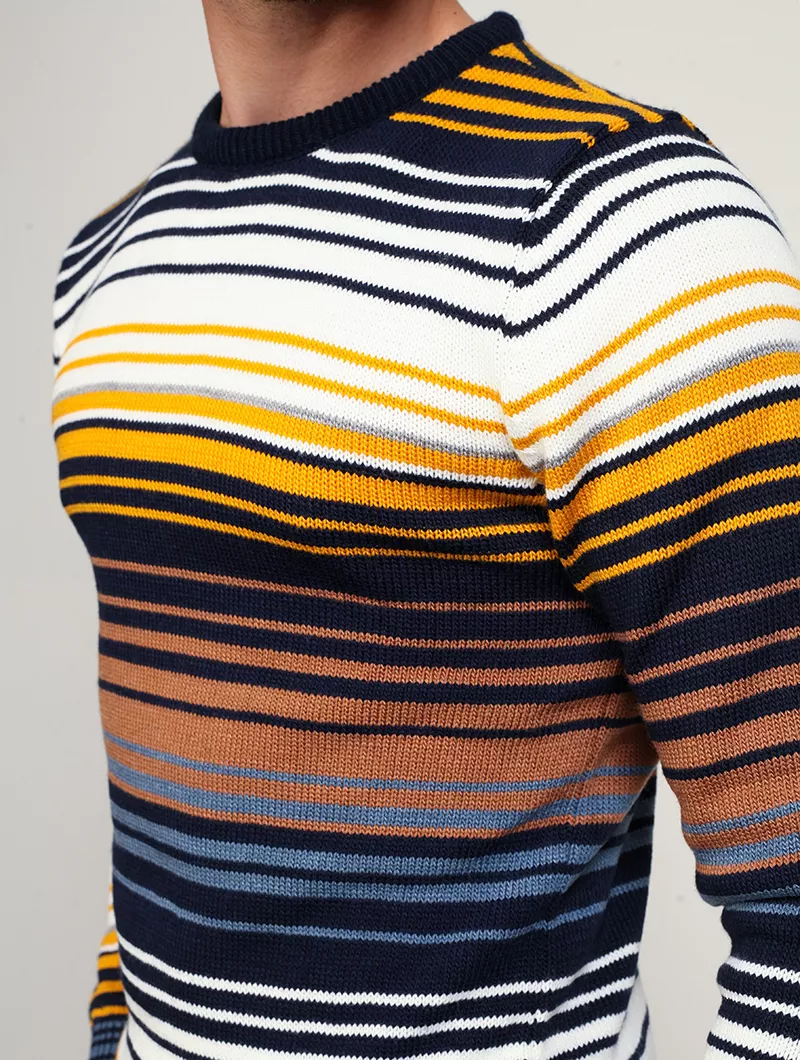 Pull Homme Rayé